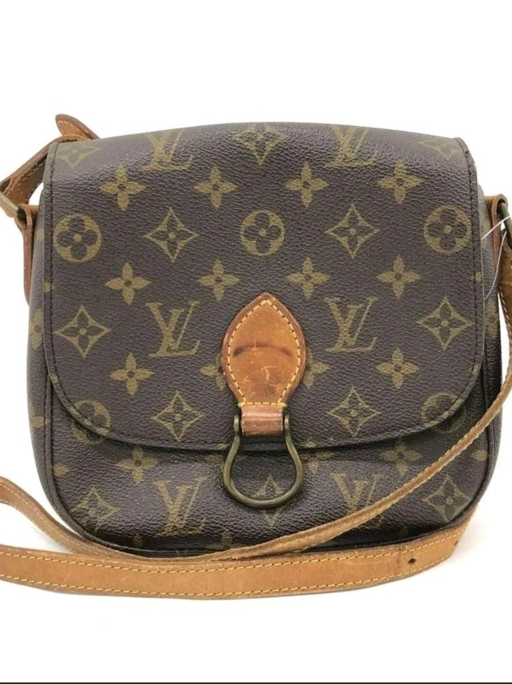 Louis Vuitton Dt Cloud Monogram Canvas Crossbody with Tan Trim